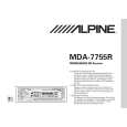 Cover page of ALPINE MDA-7755R Owner's Manual