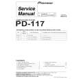 Cover page of PIONEER PD-117/RDXJ Service Manual
