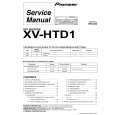 Cover page of PIONEER XV-HTD1/MYXJ Service Manual