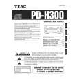Cover page of TEAC PD-H300 Owner's Manual