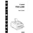 Cover page of CANON FAXL300 Owner's Manual