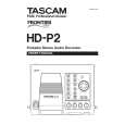 Cover page of TEAC HD-P2 Owner's Manual