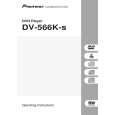 Cover page of PIONEER DV-566K-S/LFXJ Owner's Manual