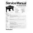 Cover page of TECHNICS SX-PR307 Service Manual