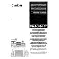 Cover page of CLARION VRX8470R Owner's Manual