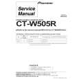 Cover page of PIONEER CT-W505R Service Manual