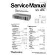 Cover page of TECHNICS SA250L Service Manual