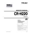 Cover page of TEAC CR-H220 Service Manual
