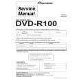 Cover page of PIONEER DVD-R100 Service Manual