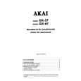 Cover page of AKAI DX57 Service Manual