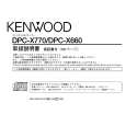 Cover page of KENWOOD DPC-X660 Owner's Manual