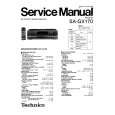 Cover page of TECHNICS SAGX170 Service Manual