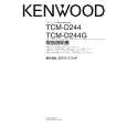 Cover page of KENWOOD TCM-D244 Owner's Manual