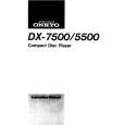 Cover page of ONKYO DX-5500 Owner's Manual