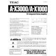 Cover page of TEAC A-X1000 Owner's Manual