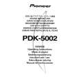 Cover page of PIONEER PDK-5002 Owner's Manual