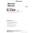 Cover page of PIONEER S-C60/SXTW/EW5 Service Manual