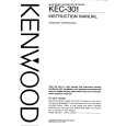 Cover page of KENWOOD KEC-301 Owner's Manual