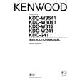 Cover page of KENWOOD KDC-W3541 Owner's Manual