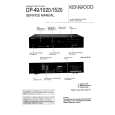 Cover page of KENWOOD DP-1020 Service Manual