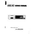 Cover page of AKAI HX-R44 Service Manual