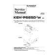 Cover page of PIONEER KEHP6650W ES Service Manual