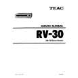 Cover page of TEAC RV-30 Service Manual