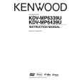 Cover page of KENWOOD KDV-MP6339U Owner's Manual