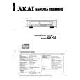 Cover page of AKAI CD-93 Service Manual