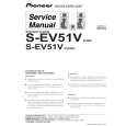 Cover page of PIONEER S-EV51V/XJI/E Service Manual