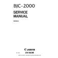 Cover page of CANON BJC2000 Service Manual