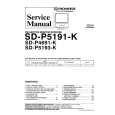 Cover page of PIONEER SDP4691K Service Manual