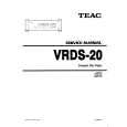 Cover page of TEAC VRDS-20 Service Manual
