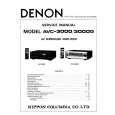 Cover page of DENON AVC-3000 Service Manual