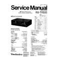 Cover page of TECHNICS RSTR555 Service Manual