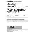 Cover page of PIONEER PDP-4216HD Service Manual