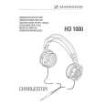 Cover page of SENNHEISER HD 1000 CHARLESTON Owner's Manual
