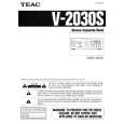 Cover page of TEAC V2030S Owner's Manual