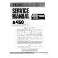 Cover page of TEAC A450 Service Manual