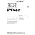 Cover page of PIONEER HTP702-F Service Manual