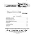 Cover page of MITSUBISHI DD8040 Service Manual