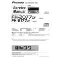 Cover page of PIONEER FH2077ZF Service Manual