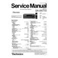 Cover page of TECHNICS SAAX710 Service Manual