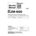 Cover page of PIONEER DJM600 Service Manual