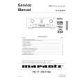 Cover page of MARANTZ PS17 Service Manual