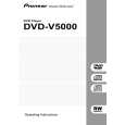 Cover page of PIONEER DVD-V5000 Owner's Manual