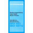 Cover page of SENNHEISER MKH 106T MKH 106T-U Owner's Manual