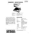 Cover page of ONKYO CP-1033A Service Manual