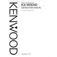 Cover page of KENWOOD KX-W5040 Owner's Manual