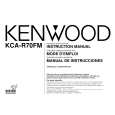 Cover page of KENWOOD KCA-R70FM Owner's Manual